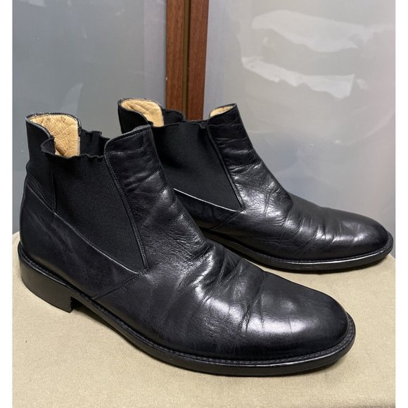 BALLY Mens Sedalo Black Soft Calf Leather Chelsea Ankle Boots Size 7.5 EU 8.5 US main image 10
